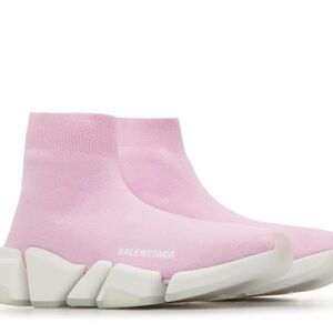 Balenciaga Women's Light Pink Sock Sneakers EU 34 / 4 US